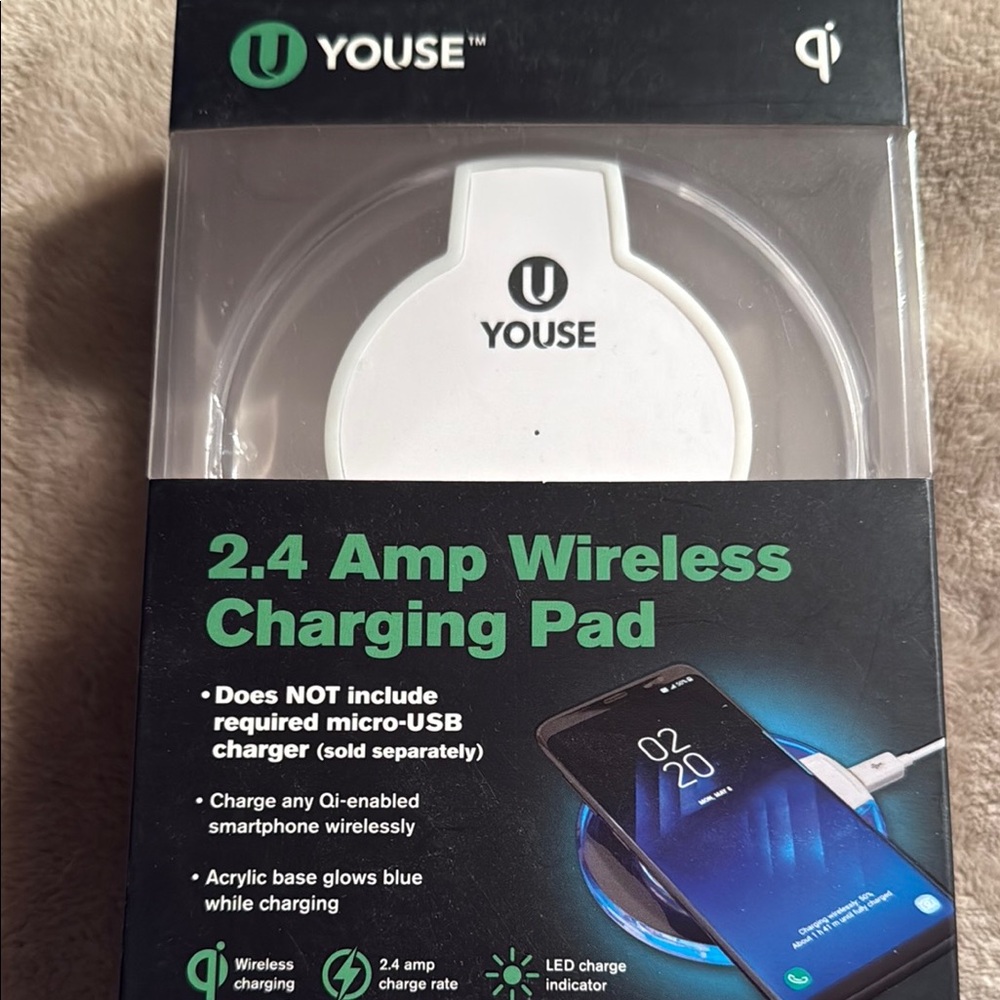 Youse Wireless Charging Pad - White